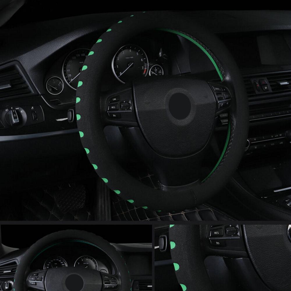 Car Steering-wheel Covers EVA Punching Car Steering Wheel Cover Diameter 38cm Universal Skidproof Fit For Most Cars Car-styling