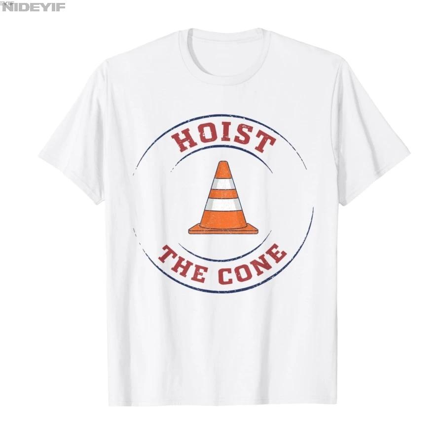Hoist the Cone Baseball Meme Tshirt For Men Women 100 Cotton T Shirts Short Sleeve Tops 04061 S