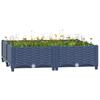 Raised Garden Bed 80x80x23 cm Polypropylene