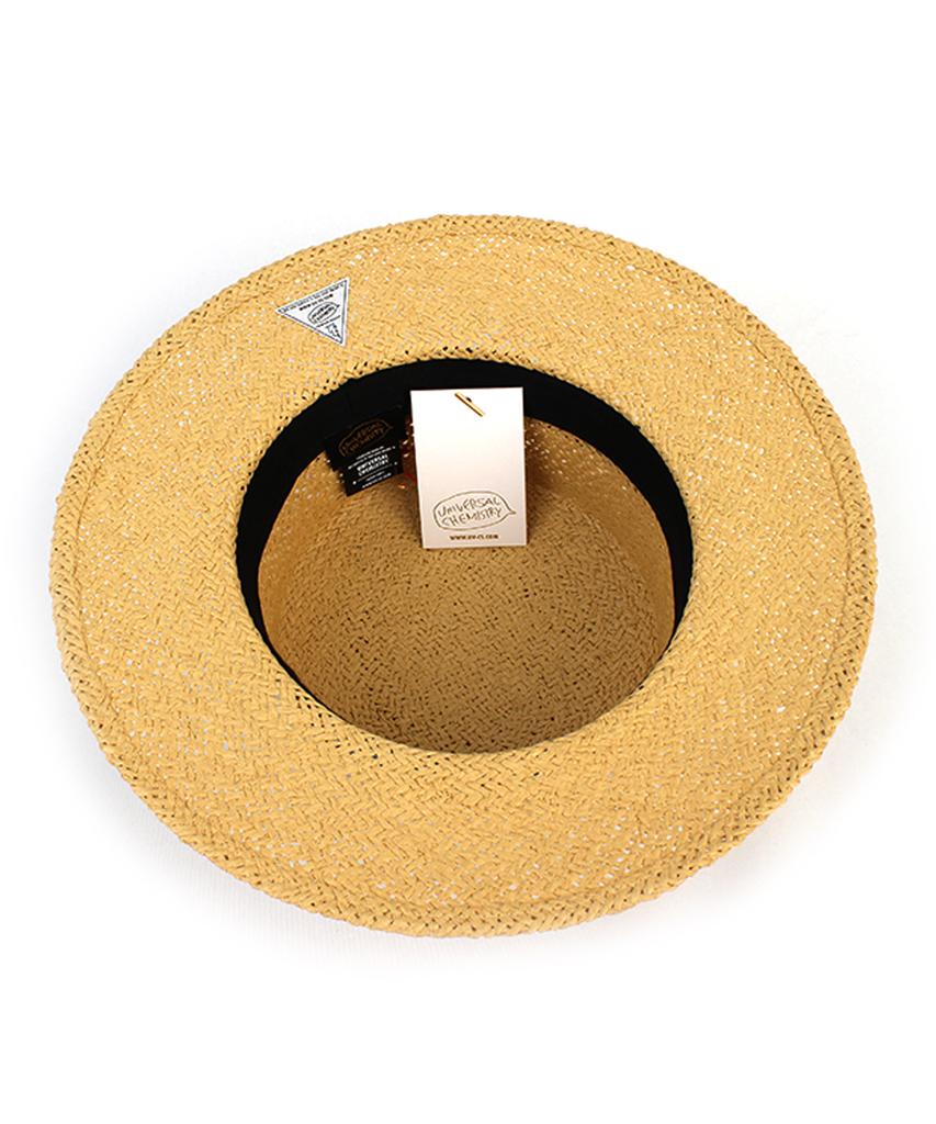 Stripe Line Beige Panama Hat