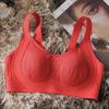 Plus Size Womens Bra Lightweight Seamless Push Up Non-Wired Rabbit Ear Cup Thin Bust