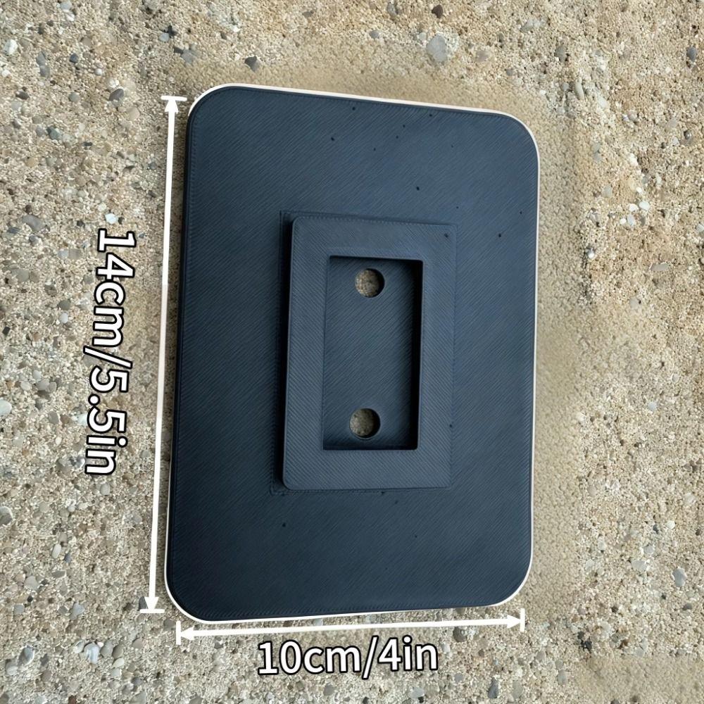 2 Pcs Leveling RV Awning Support Footplates Camping Awning Base Bracket for Omnistor Camping RV