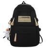 New schoolbag waterproof middle school student large-capacity solid color backpack female high school student Oxford cloth backpack casual versatile