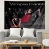 Vampire Diaries Print Tapestry, Backdrop, Easy Setup, Ideal for Bedroom, Office & Living Room, with Aesthetic Wall Hanging Decor.