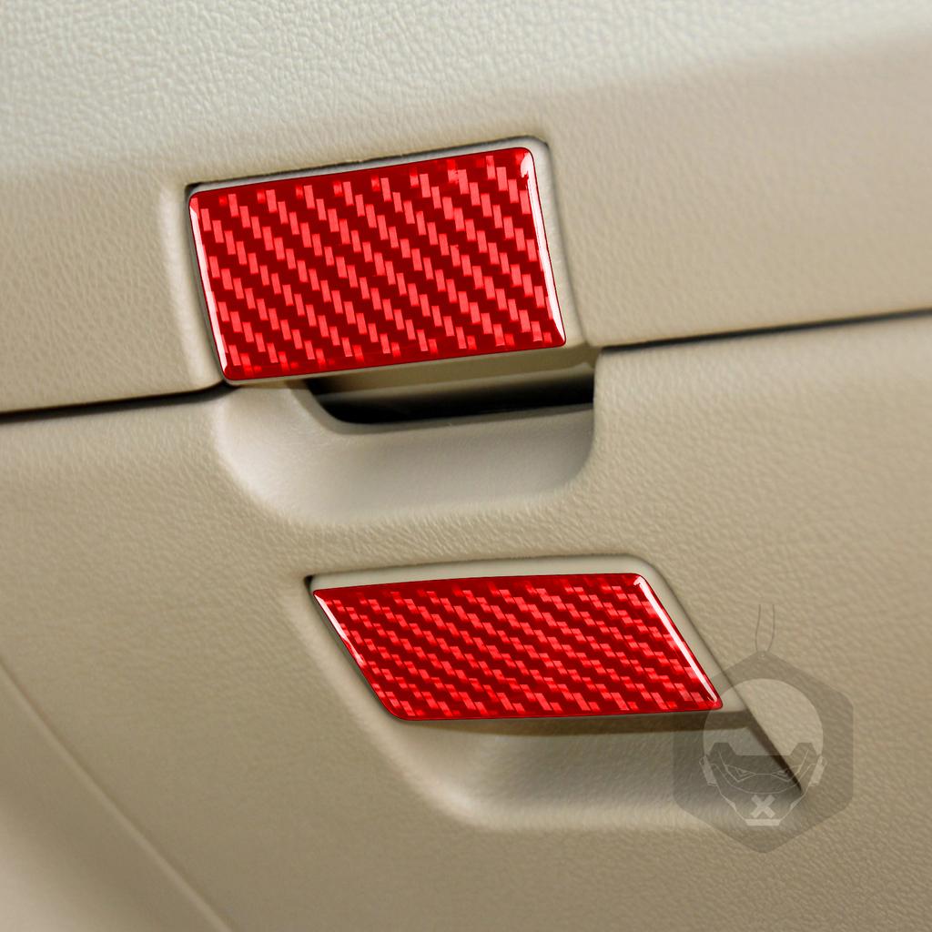 Für Toyota Corolla 2007 2008 2009 2010 2011 2012 2013 Zubehör Carbon Fiber Innen Codriver Lagerung Box Griff Trim Aufkleber