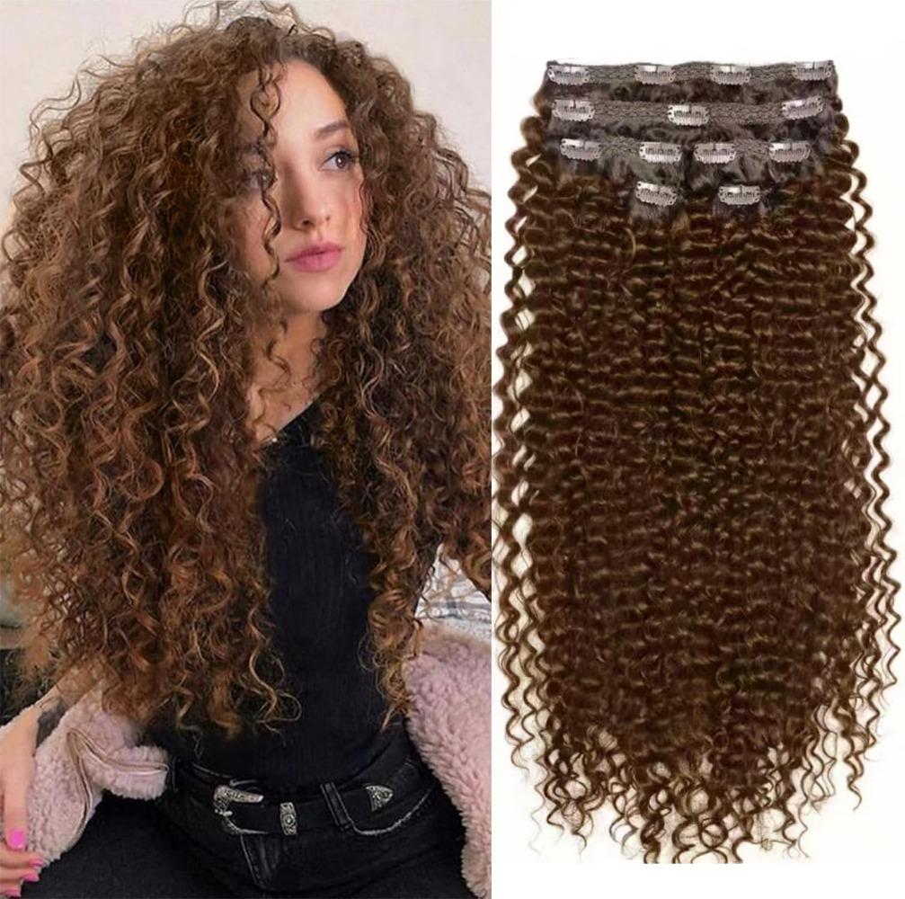 Wig for Women Long Hair Extensions Curly Pieces - Invisible Seamless Water Wave Hairpieces