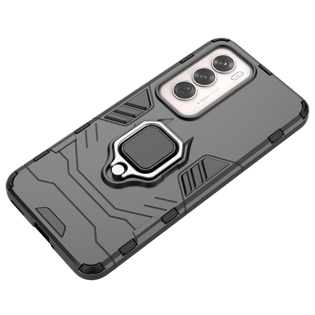 For Oppo Reno12 5G (Global) Case PC+TPU Kickstand Phone Cover