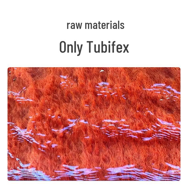 Freeze-Dried Red Bloodworm Tablets for Ornamental Fish - Ideal for Small Fish, Tropical Fish, Angelfish, and Cichlids