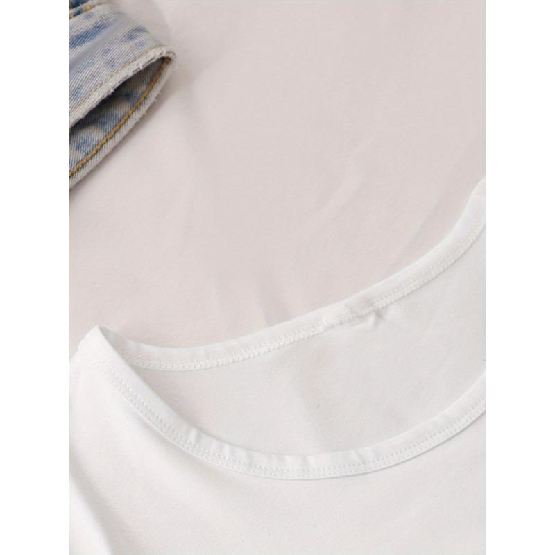 European Size Cartoon Bear Print T-Shirt - Soft, Breathable, Casual Summer Sportswear,Suitable for Outdoor Activities and Casual Wear, Casual Style