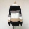 European & American Women's Autumn/Winter 2025 Plush Patchwork Zipper Pocket Hooded Loose Jacket