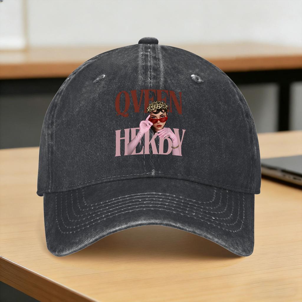 Qveen Herby Sun Baseball Cap  yk Retro Unisex Adult Washed Hip Hop Hats Sunscreen Print Outdoor Sport Snapback Cap Gift
