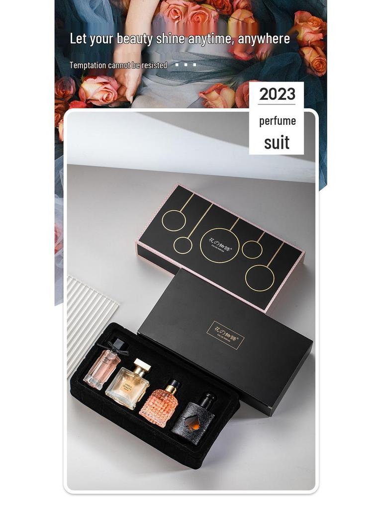 Flower Story Women's Perfume Set - Fresh, Long-lasting Light Fragrance, Popular Choice