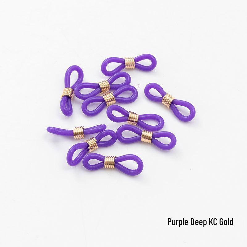 Lanț colorat din silicon pentru ochelari - Anti-alunecare, Anti-pierdere, Accesoriu pentru mască și ochelari cu cataramă de conectare