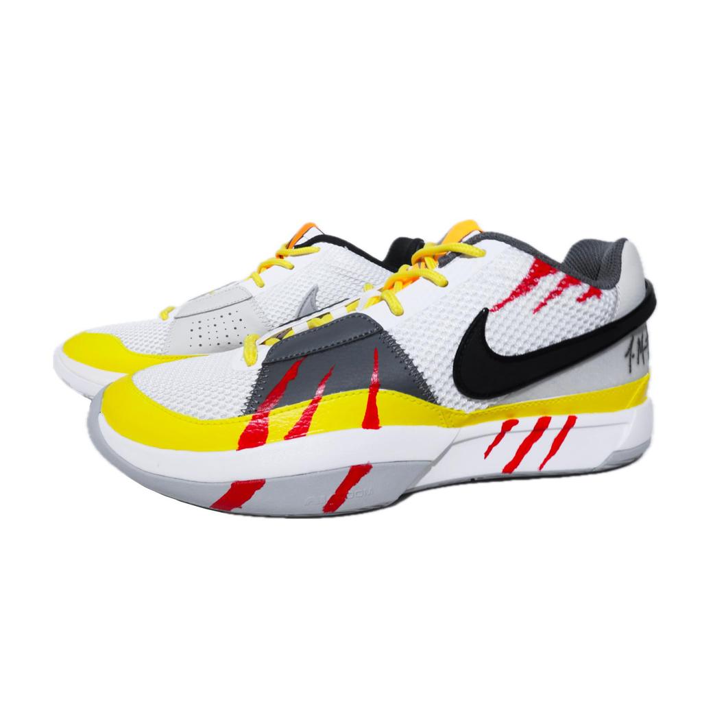 Nike Basketball Shoes Unisex Low top Yellow, White, Red, Black DR8786-100(TeamX-)