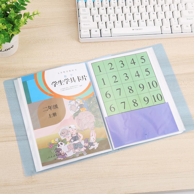 A5 Transparent Ring Binder File Folder, Multi-page: 20/30/40/60 Pages