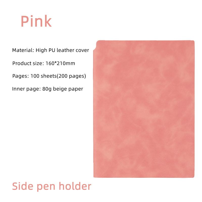 Custom Notebook with logo Planners and Notebooks Custom Writing Notebook 2025 Cheap Diary Notepad A5 Size PU Leather Cover