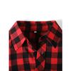 Spring and Autumn Men's Basic Checkered Men's Slim Fit Casual Shirt Men's Long Sleeved Jacket Cardigan