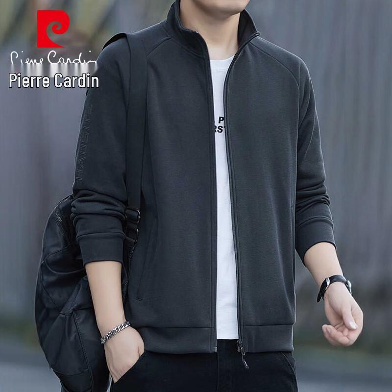 

Pierre Cardin Men s Stand Collar Casual Jacket