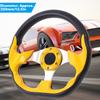 320mm12.5in Car Sport Steering Wheel with Horn Button Aluminum PVC Universal Accessory