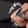 Anel Escorpião Móvel Joias Punk Brinquedo de Ponta do Dedo Alívio do Estresse Vintage Armadura Gótica Enrolada Knuckle Metal Rock Anéis de Dedo Inteiro