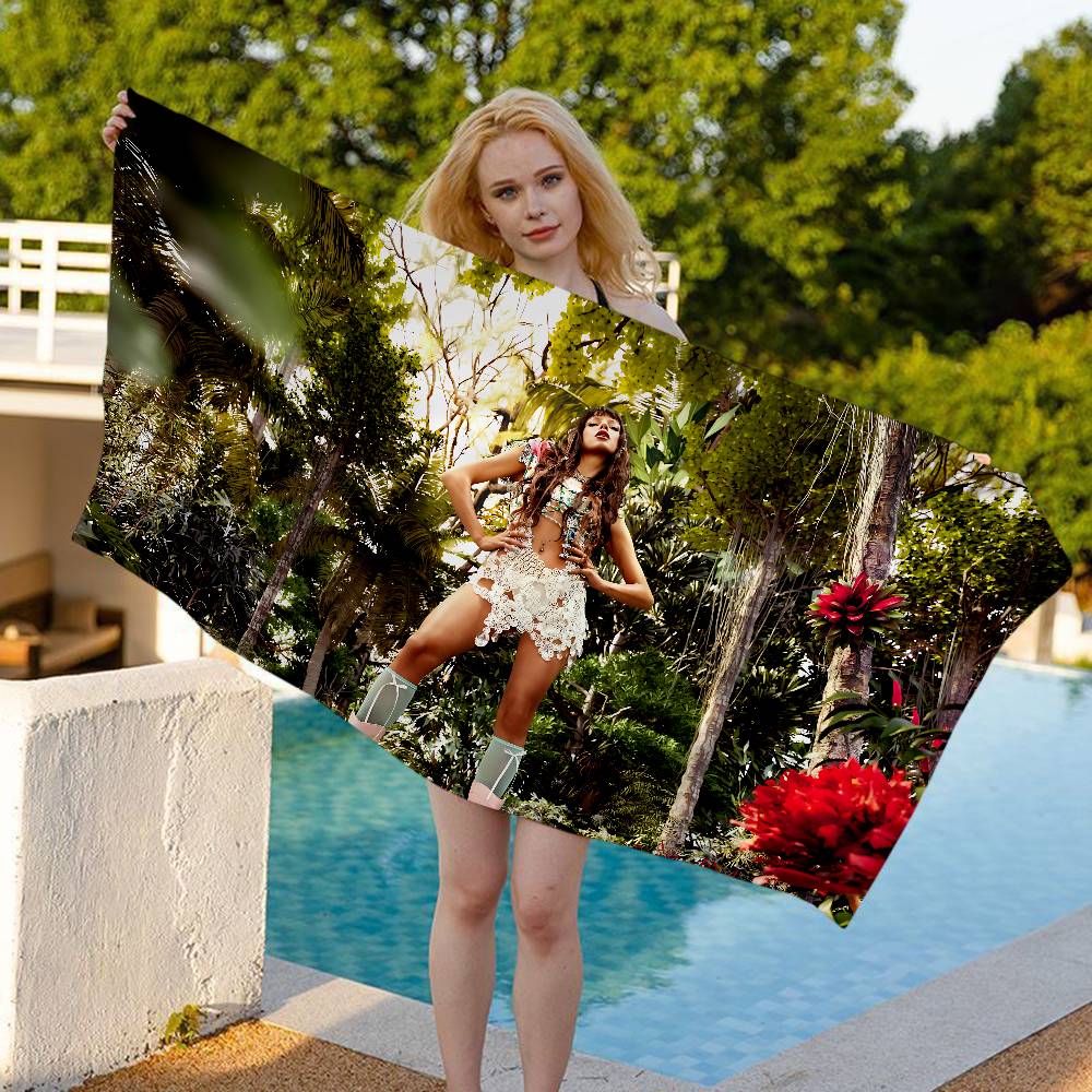 Singer N-nina Chuba Microfiber Beach Towel Absorbent Quick dry Soft Yoga Swimming Resort Mountain Climbing Towel