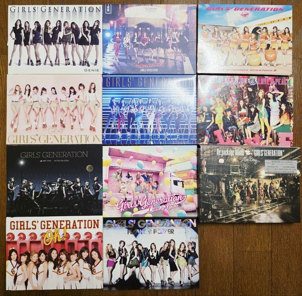 [USED] Girls' Generation Japanese Edition GENIE Gee MR.TAXI Oh! etc. CD bundle sale