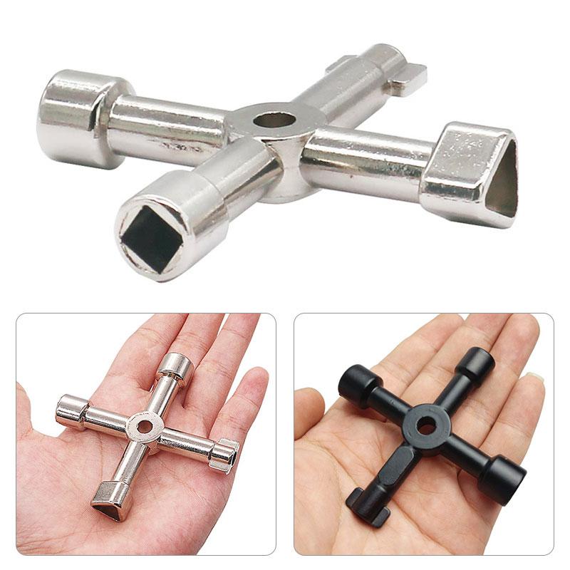 1pc Cross KEY Triangle KEY for Train Electrical Elevator Cabinet Valve Alloy Triangle Square 1pc Cross KEY Triangle KEY for Train Electrical Elevator Cabinet Valve Alloy Triangle Square