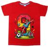 Summer Fashion Football Jersey  Football Fan Kids Gift  Highquality Pure Cotton Casual Sports Breathable Childrens Tshirt