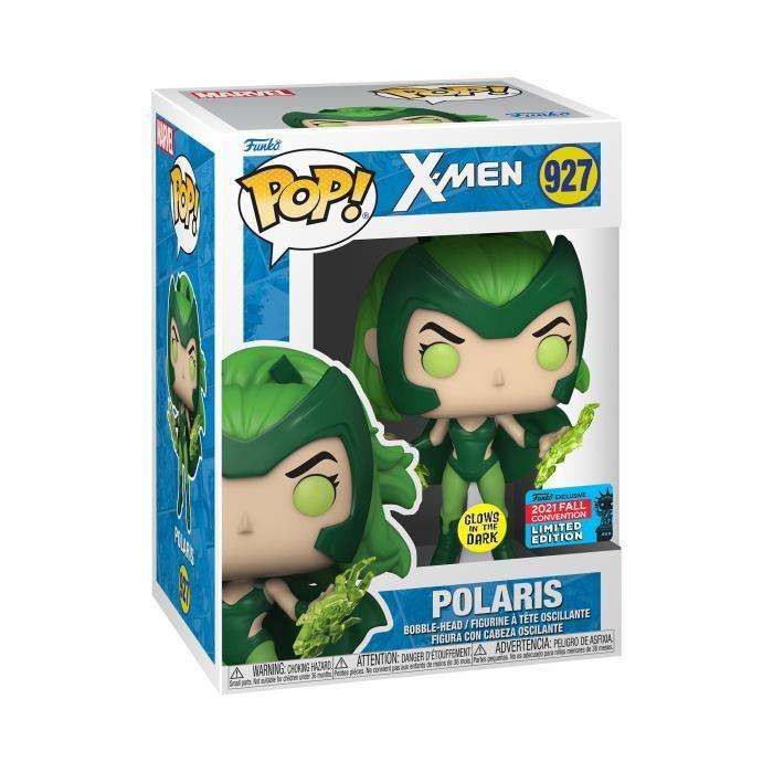 Figurine funko pop! n°927 - x-men - polaris - marvel - blanc - 9 cm - pvc