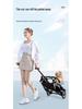 Bello Aluminum Drawbar Pet Stroller: Foldable Travel Bag for Cats and Dogs