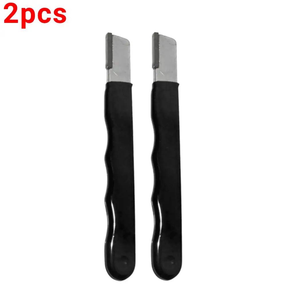 Portable Knife Sharpener with Cover Garden Tools Blade Sharpener Stainless Steel Pruner Sharpener for Kitchen Garden