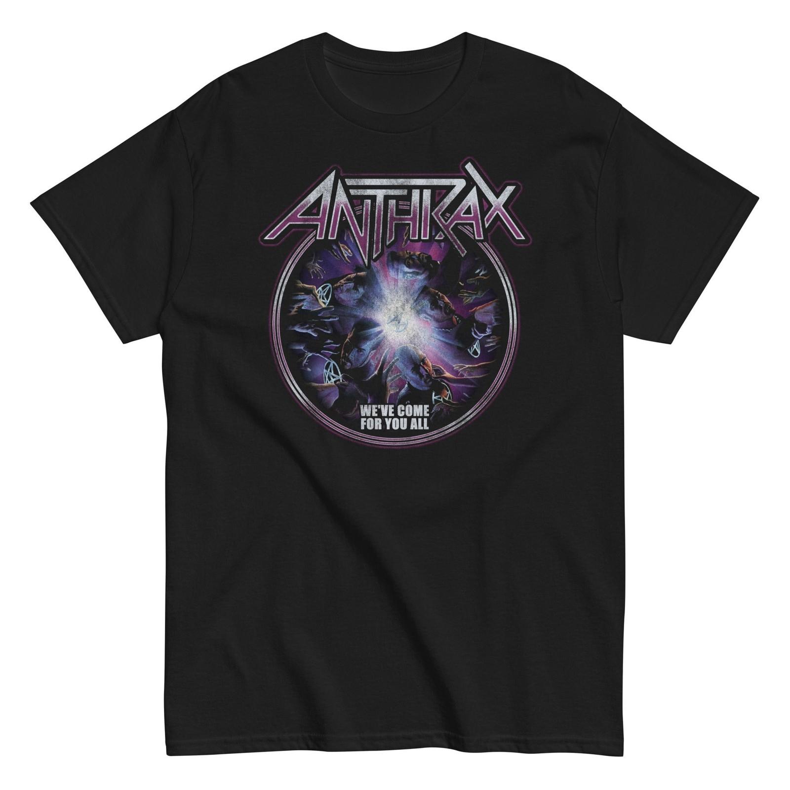 Anthrax We ve Come For You All T-Shirt T-Shirt Black New S