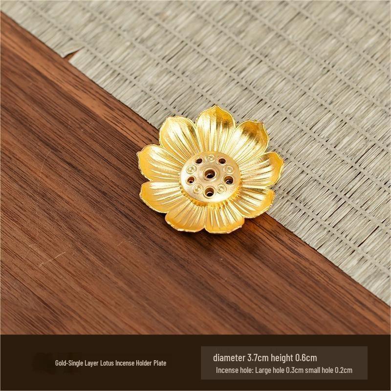 Antyczny dwuwarstwowy uchwyt na kadzidło lotosowe na ceremonię herbaty i kadzidło Buddy, wielopory palnik na kadzidło sandałowe.