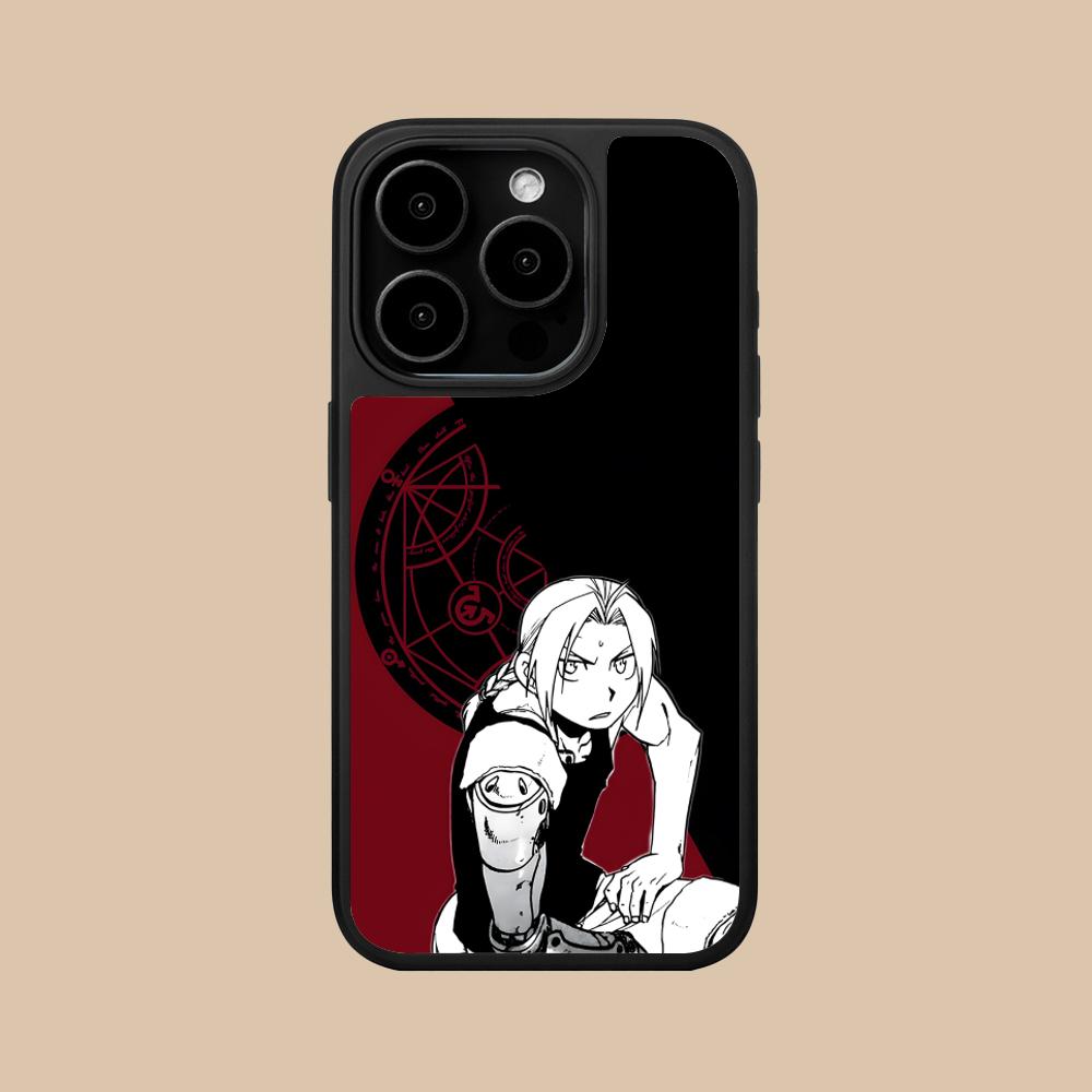 

Fullmetal Edward Elric Phone Case for iPhone 17 16 15 14 13 12 11 Air Pro Max Plus Matte Surface Cover iPhone 11