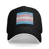 Transgender Pride LGBTQ Baseball Caps Casual Trans not Threat Sandwich Hats Unisex Polyester Caps Hat Outdoor