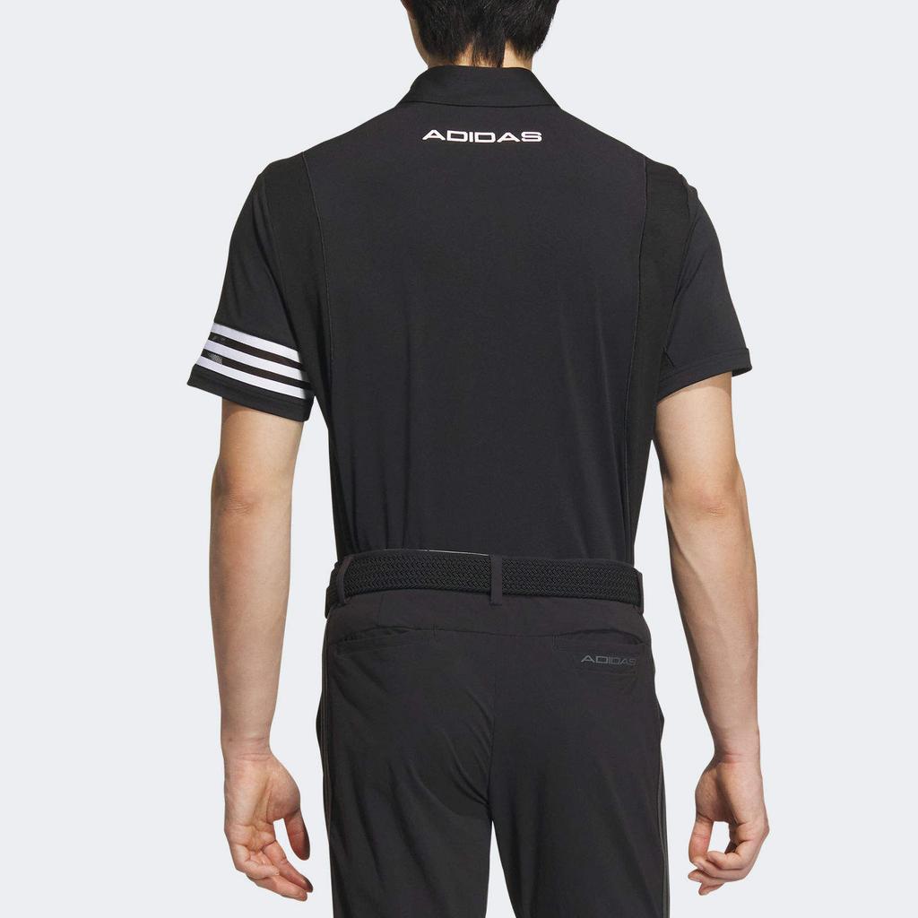 Adidas Aeroready Color Block Short Sleeve Polo Shirt Men Polo Shirts Black IN9057