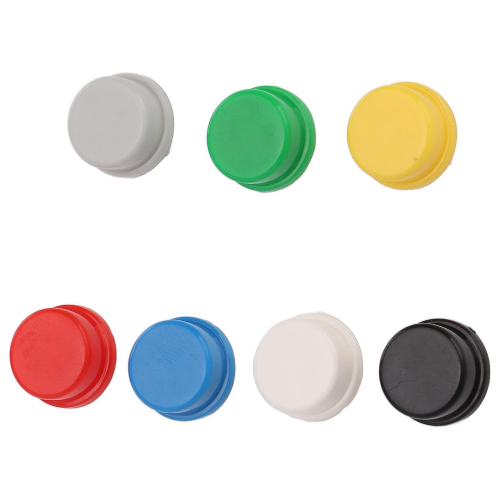 350Pcs Push Button Switch Caps Industrial Momentary Tactical Control 7 Color for Breadboard A24