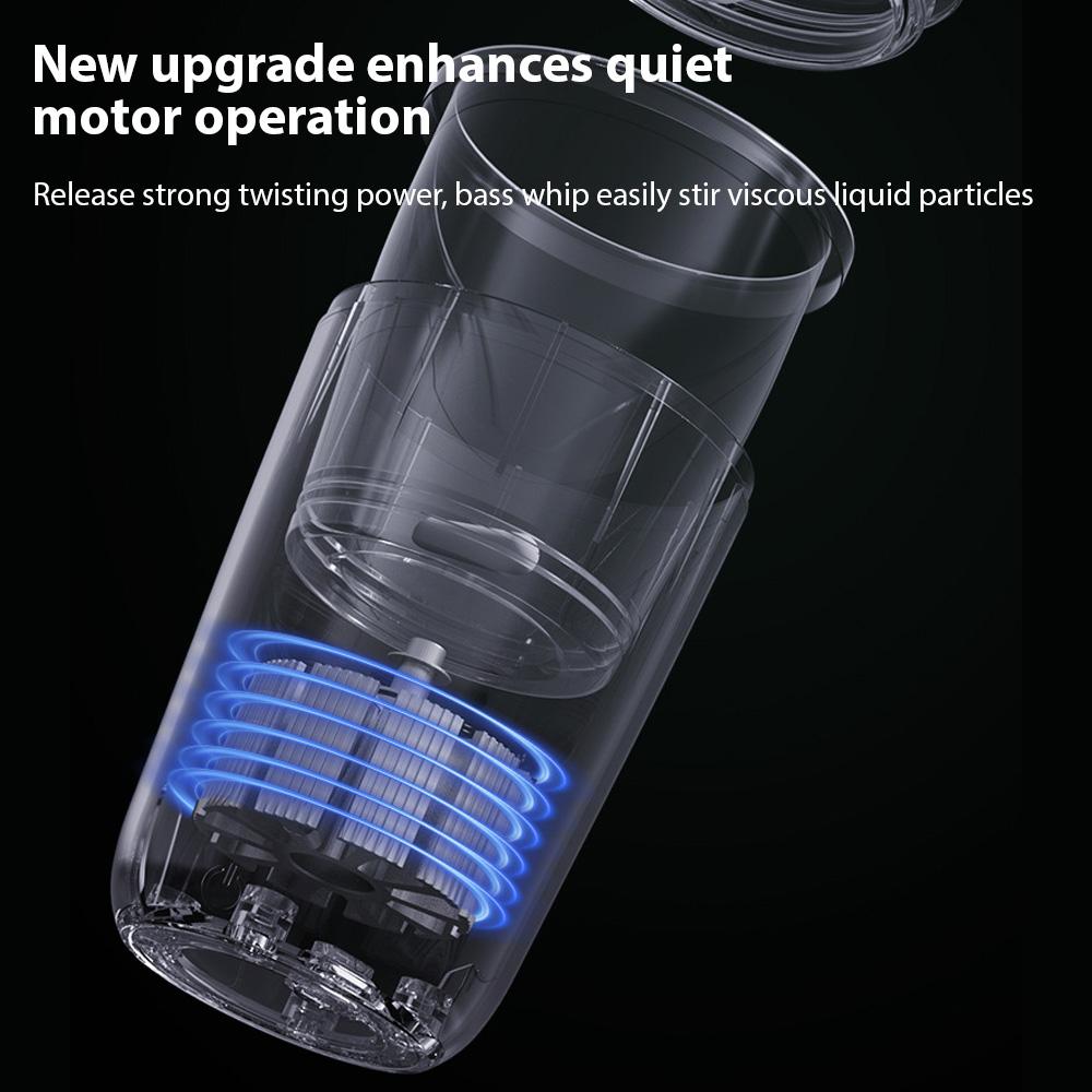 350ml Samomíchací hrnek Dobíjecí Neaxiální Magnetický Hrnek na míchání kávy s víčkem 304 Nerez