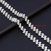 10Yards Rhinestone Chain Diamond Trim Fringe Crystal Bag Hat Accessories DIY Wedding Decoration Gift Irregular Rhinestone Ribbon