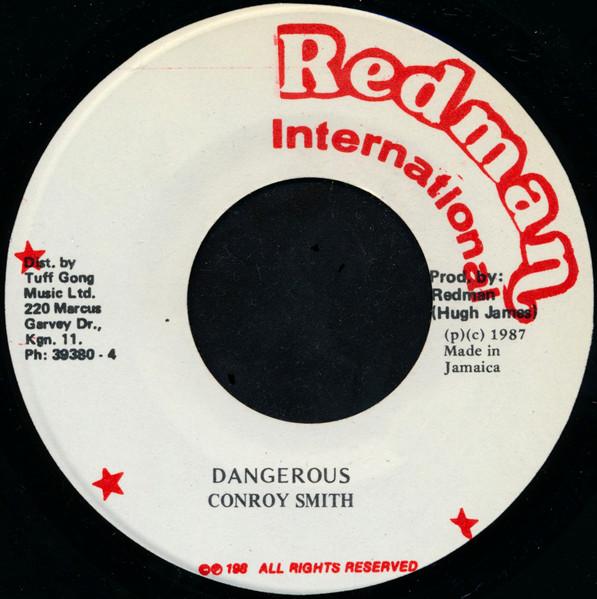 

7inch Record CONROY SMITH Dangerous Version NONE Redman 1987 Jamaica Reggae Ska Dub Used