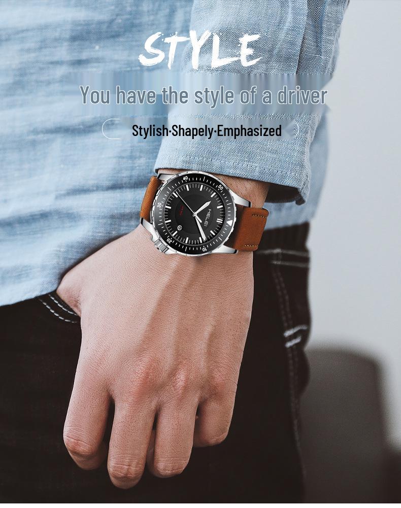 HELEI Swiss Automatic Men's Watch: Luminous, Waterproof, High-End Design