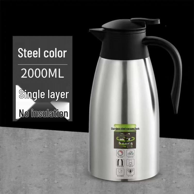 

316 Stainless Steel Double-layer Insulated Thermos Flask - Anti-scalding Water Bottle 316L Extra Thick [36h Insulation] 2.5L