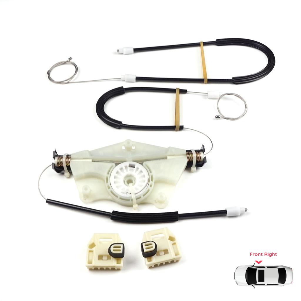 EWR413 Power Window Regulator Repair Set Front Right Door for Skoda Fabia MK1 1999-2008 4/5 Door Praktik Van 6Y1837462