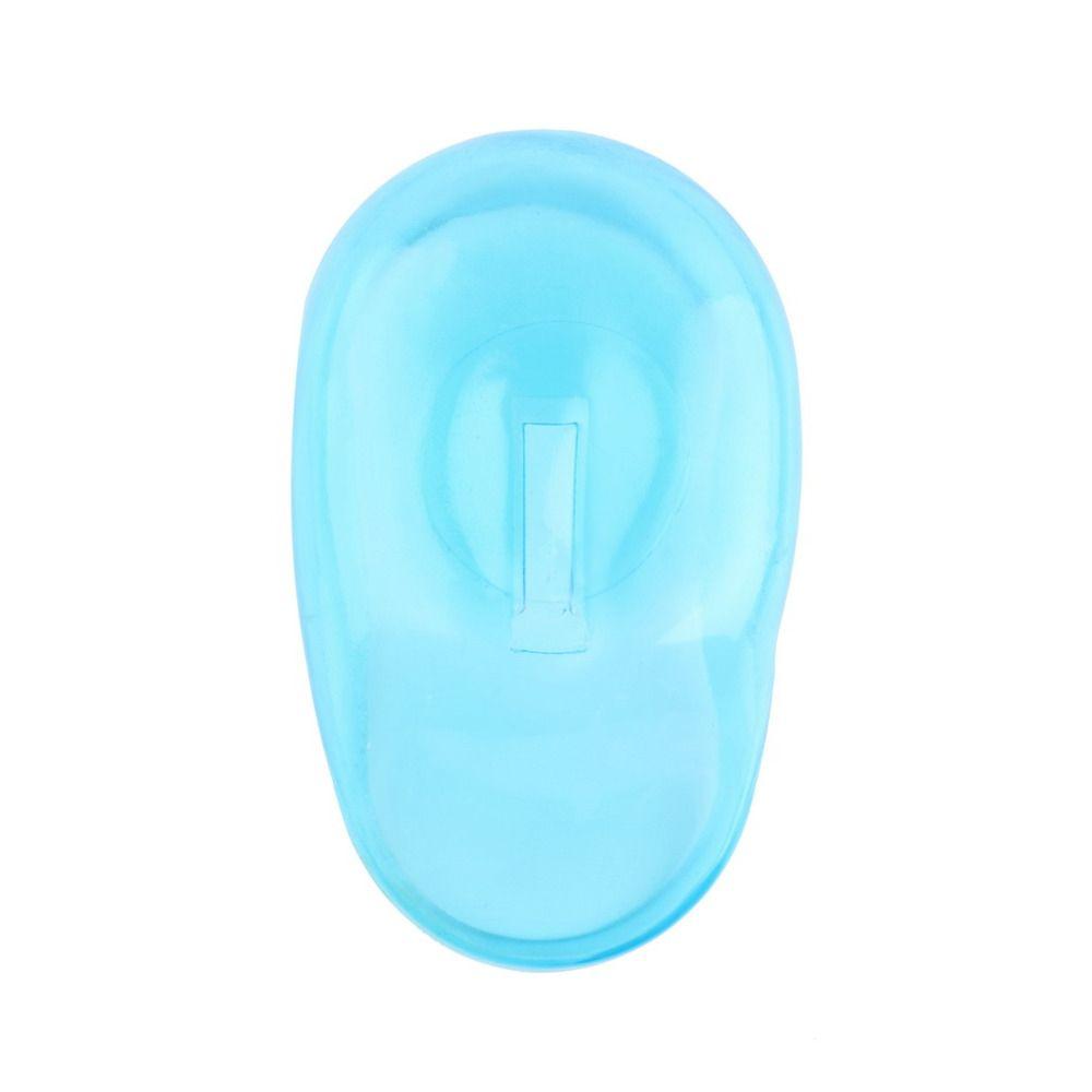 Tool Protect Blue Color Clear Silicone Noise Protector Salon Accessories Hair Dye Shield Ear Cover