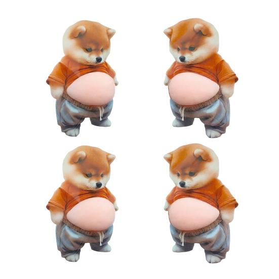 Anti-Collision Sticker Strong Buffering Rubber Bumper Relief Toy for Soft Stress Fat Dog Furniture Corners Cabinets