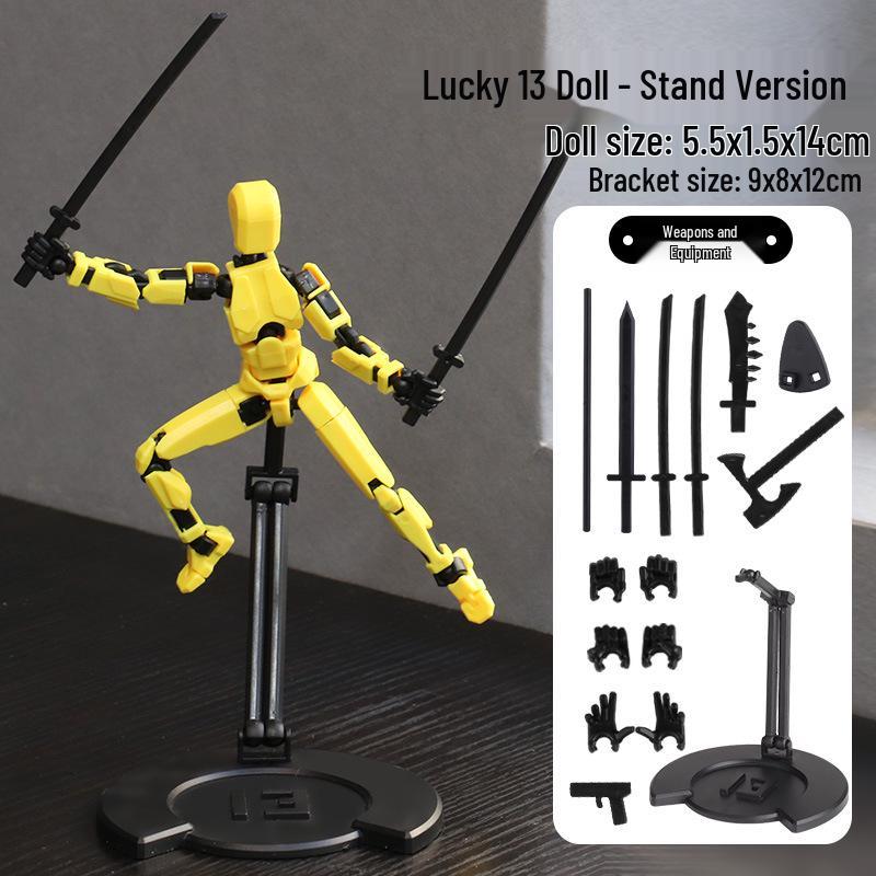 3rd Gen 13-Joint Movable Figurine: DIY Decompression Toy