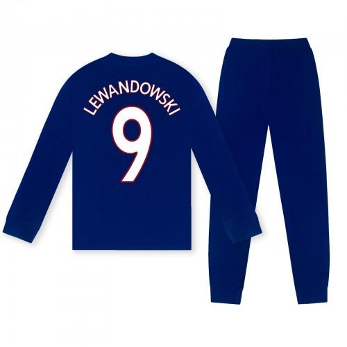 FC Barcelona Boys Lewandowski 9 Long Pyjama Set