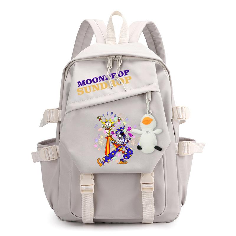 

Игровая атрибутика мультяшный принт студенческая сумка для отдыха на открытом воздухе рюкзак большой вместимости Average Code