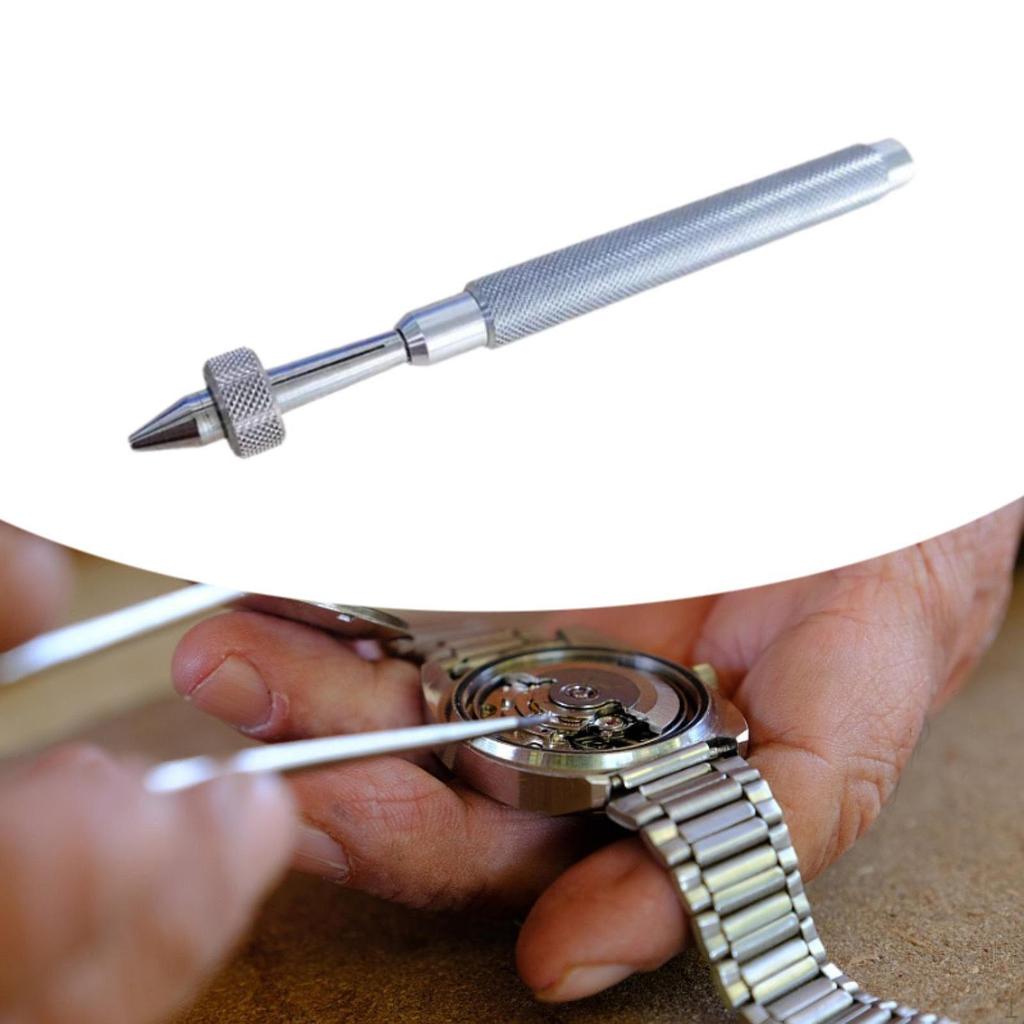 Watch Repair Tool Pick Up with 4 Prongs Hole Jewelry Making Non Slip Claw Tweezers