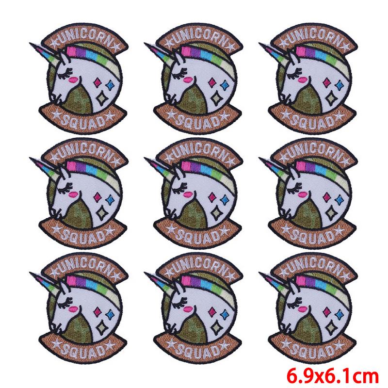 10 Pcs/lot Wholesale Embroidery Patch Iron On Patches For Clothing Patches On Clothes Jackets Decor Applique Sew Supplies